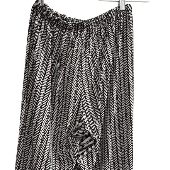 Maxine Nichols Women's Striped Wide-Leg Pants Black Size tag missing see listin - Picture 6 of 7